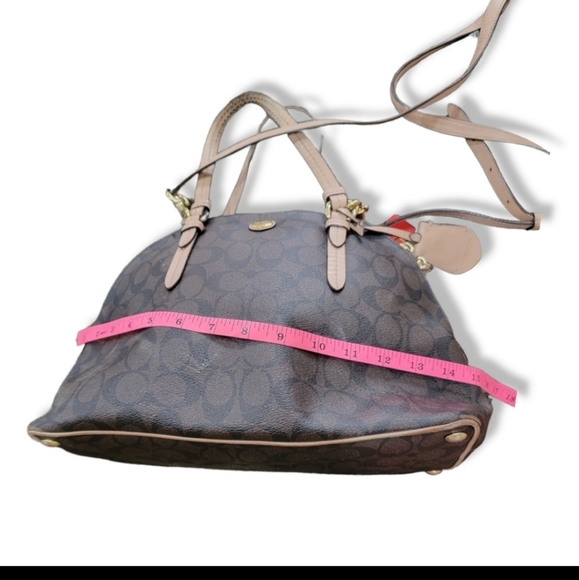 Coach Coated Brown Leather Purse - Picture 5 of 9